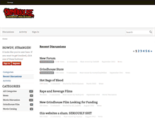 Tablet Screenshot of grindhouse.com